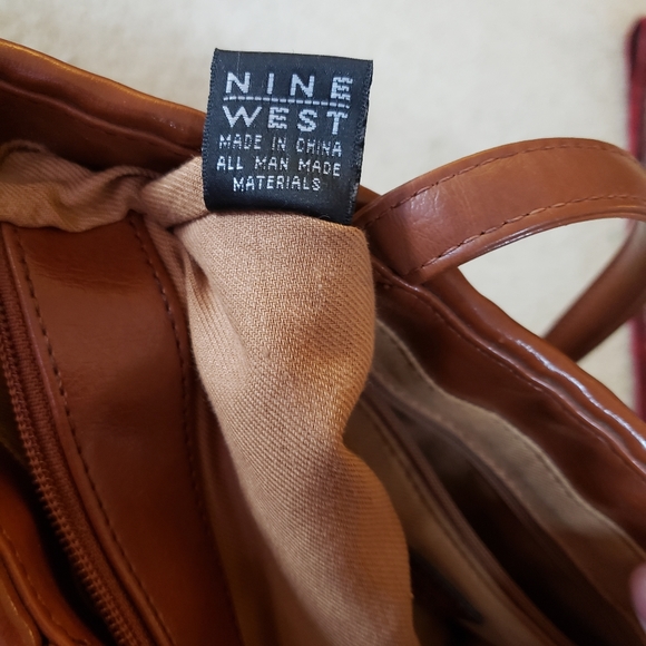 Nine West Accessories tote purse faux leather woven - Picture 6 of 9